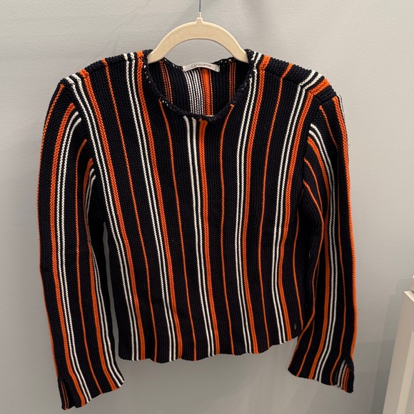 Striped Crew Neck Sweater - Picture 1 of 2